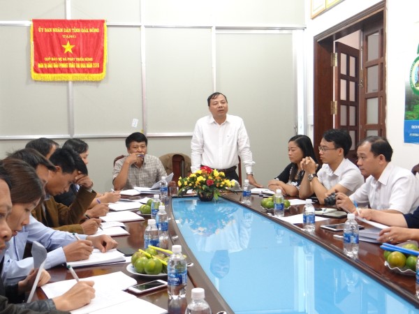 Quỹ Bảo vệ và Phát triển rừng tỉnh Điện Biên tham quan, học hỏi kinh nghiệm tại Quỹ Bảo vệ và Phát triển rừng Đắk Nông.